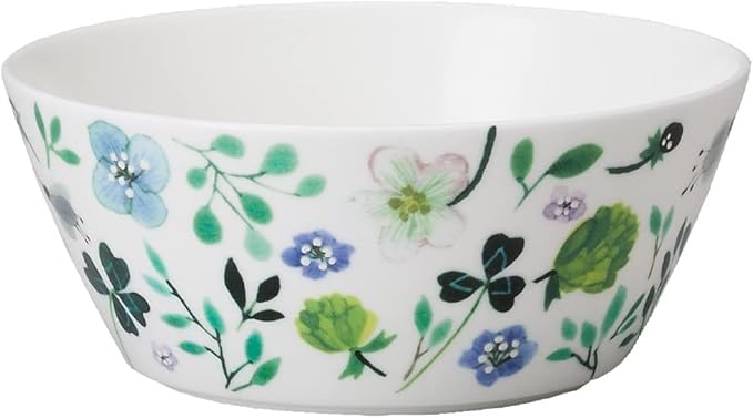 Narumi 96604-23169P Dinnerware Set Green Floral Cute Set for 2 5 Pieces Microwave Heater Dishwasher Safe Gift Box Included
