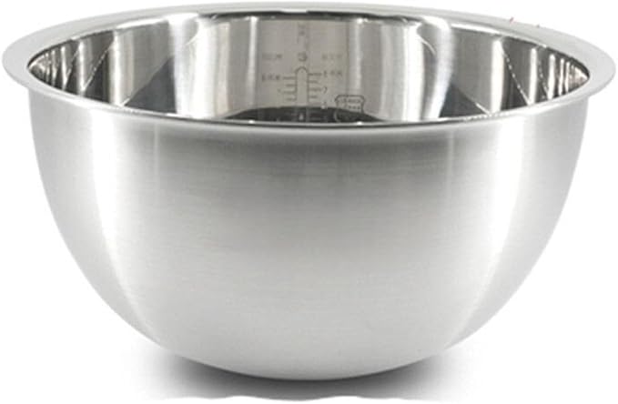 Upgraded 304 Stainless Steel 3L Rice Cooker Inner Bowl Compatible for XMI IHFB01CM/YLIH01CM/YLIH02CM Uncoated Thick Kettle