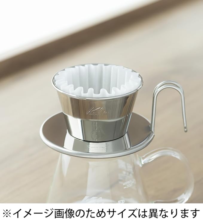 Kalita Coffee Dripper 'TSUBAME' WDS-185 2-4 Person Use Stainless Steel 5097