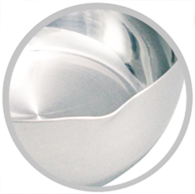 Shimomura Planning 31214 One-Handed Pot 7.1 inches (18 cm) Graduated (Made in Japan) Direct Fire Induction Compatible Includes Spout Marks Mirror Finish Multi-purpose Yukihira Pot Miso Soup