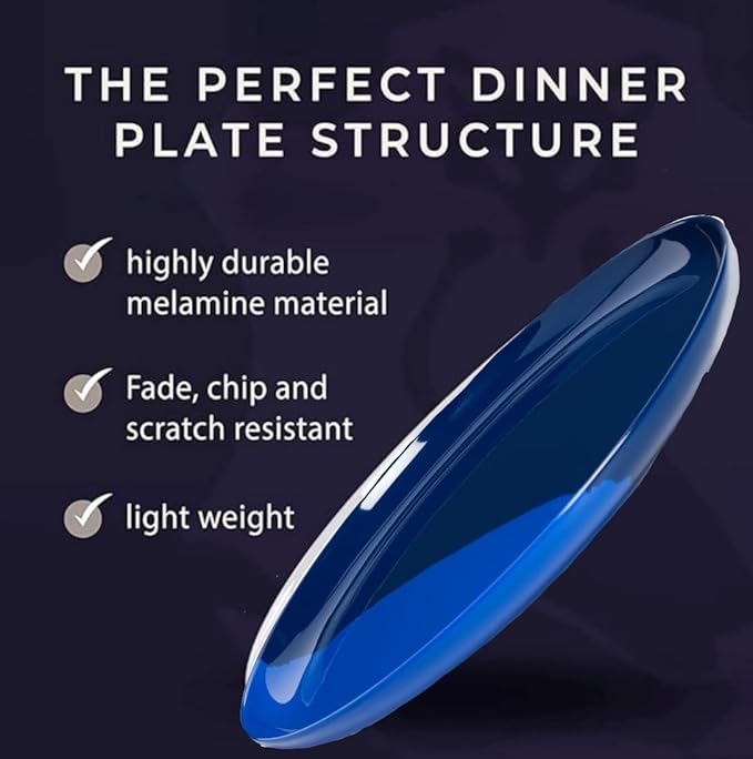 Melamine Serving bowls | Extra Durable Melamine Pasta Salad Bowl | Shatter-Proof and Chip-Resistant | Dishwasher Safe BPA Free | Lightweight Dinnerware Set of 4 | Perfect for Parties Picnics BBQ