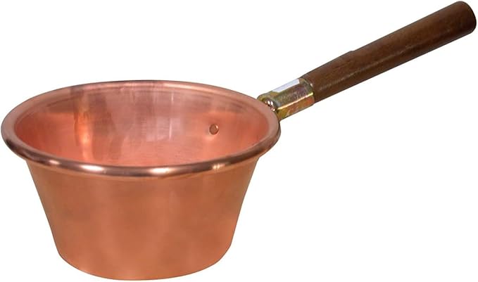 Home Paiolo Copper Wood Handle Cm 24 Cookware And Kitchen Preparation 24 cm