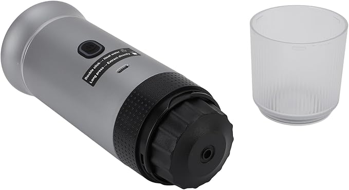Portable Coffee Maker 304 Stainless Steel Automatic Heating Travel Coffee Machine 7500mAh Battery Maker with USB Charging Ideal for Camping Hiking Office &amp Home
