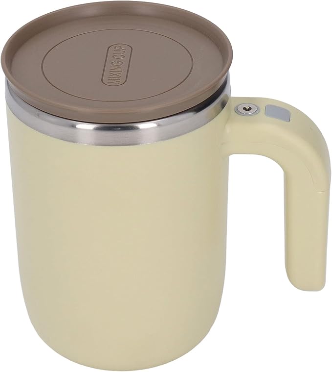 Magnetic Self Stirring Mug 304 Stainless Steel Electric with Wide Mouth for Protein Shakes Coffee Tea Milk