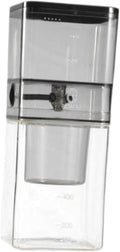 Ice Drip Coffee MakerCold Brew Maker Iced Coffee PitcherSturdyCoffee Pot Cold DripIced Coffee Brewer for CampingHomeBar White(Tea Color)