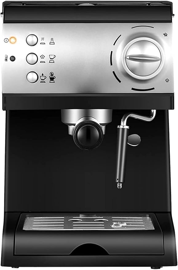 One-Click Operation Commercial Steam Italian 850W Home Coffee Machine Double Cup Splitter Espresso And Cappuccino Maker 15 Cups 20240311