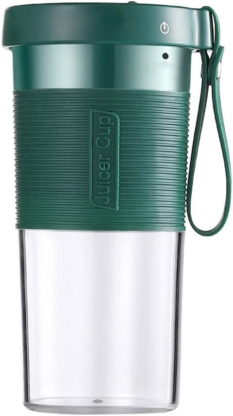 Portable Blender Personal Mini Juice Blender USB Rchargeable Juicer Cup Blender Home/Office/Outdoors (Color : Green)