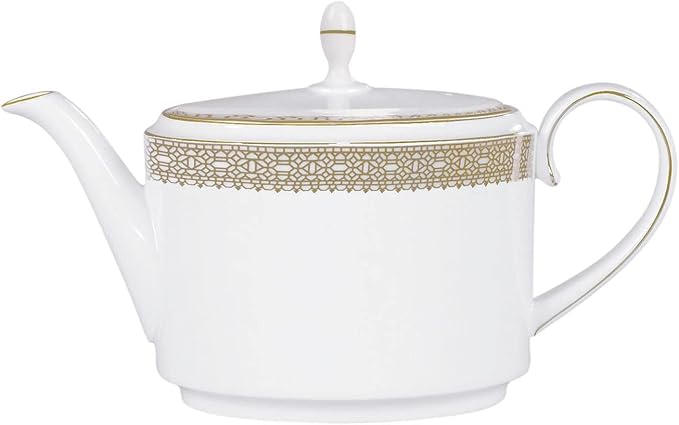 Wedgwood Vera Wang Vera Lace Gold Large Teapot