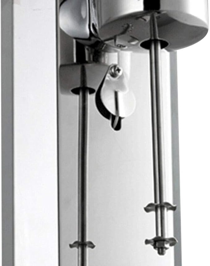Electric Commercial Double Head Milkshake Maker Drink Mixer Blender Machine with Adjustable Speed Stainless Steel Milk Shake Machine with 2Cups for Home and Business