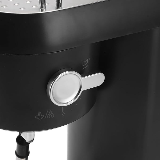 Italian Coffee Machine Semi-Automatic 1000ml Household Small Fully Semi-Automatic Household Small Coffee Machine American One Milk Foam Machine(Us Version 110v)