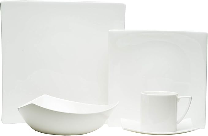 Red Vanilla Extreme White 16 Piece Dinner Set