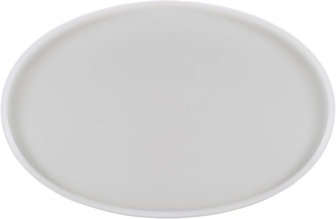 Mikasa Samantha Oval Bone China Lightweight Chip Resisant Serving Tray 14 Inch White