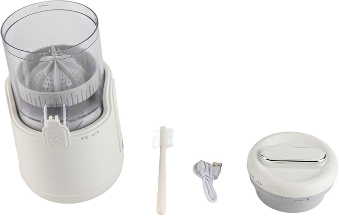 Portable Blender Electric Juicer Machine USB Rechargeable Juicer 360 Degree Motor Juice Squeezer Personal Blender with Top Lid and Brush for Lemon Orange Citrus
