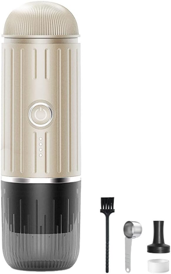 Portable Coffee Maker 2 in 1 Electric Espresso Machine Rechargeable Self-Heating Coffee Machine for Home Office Car Camping Travelling