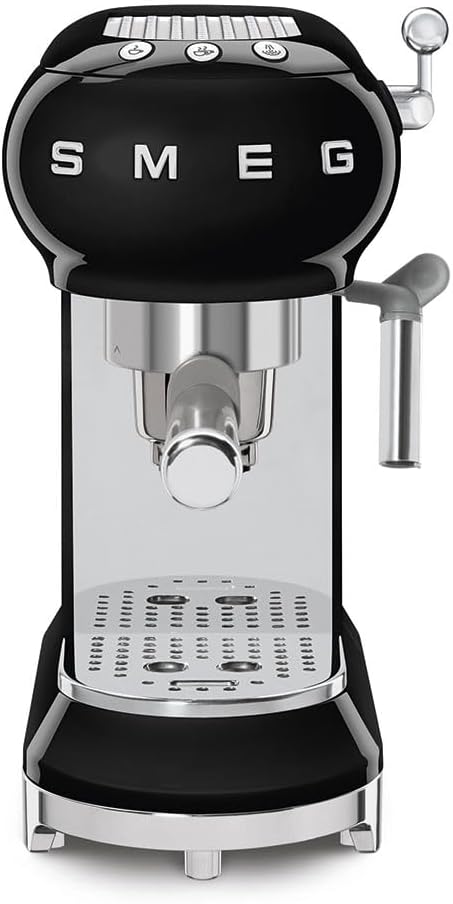 Smeg - Coffee Machine - 11+ - Espresso Coffee Machine - Black