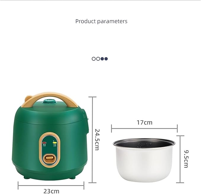 Mini Rice Cooker Commercial Rice Cooker Multifunctional Rice Cooker/Steaming Combined With 1.6L Capacity For 1-2 People