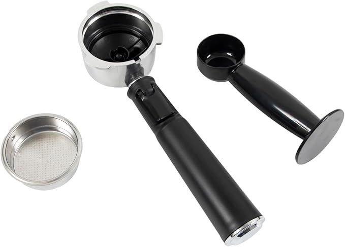 Dynastar 220 Volts Espresso Maker With Milk Frother -20 Bars-1200 Watts-Touch Control-Bundle 220-240 Volts (Not For Use In USA)