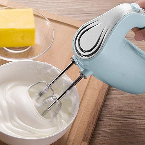 Electric Multifunctional Handheld Food Blender Double Whisk Eggs Mixer Five-Speed Food Processor (A) (B)