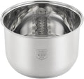 Stainless Steel Liner Without Coating Ceramic Glaze Liner Rice Cooker Rice Cooker Electric Pressure Cooker Inner Bowl 4L 5L 6L(Stainless steel 6L)