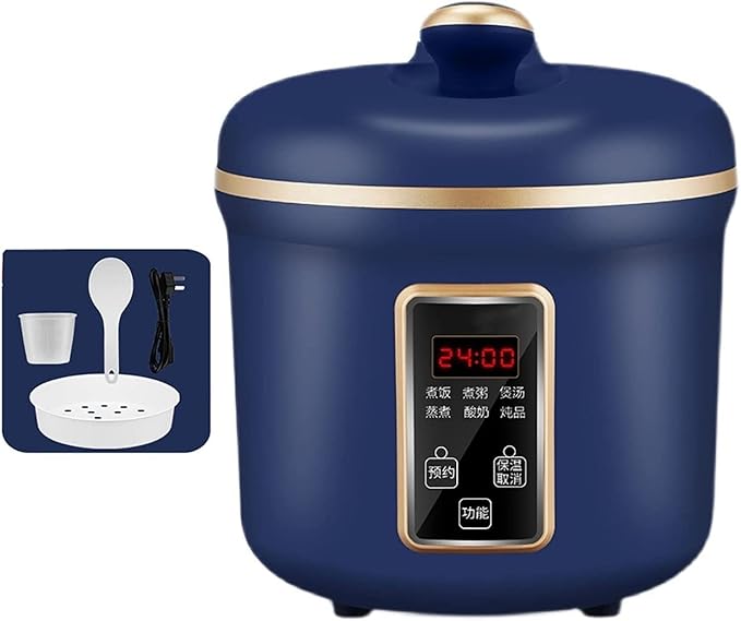 Household Electric Rice Cooker With Steamer Non-Stick Inner Pot Intelligent Insulation And 24H Reservation Make(3L)