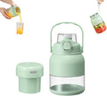 Electric Citrus Juicer 28 Oz With Straw and Two Lids Portable Mini Blender Juice Smoothie Blenders on the Go Personal Travel Cold Press Juicer Bottle Cups Fruit Lime Squeezer (1)