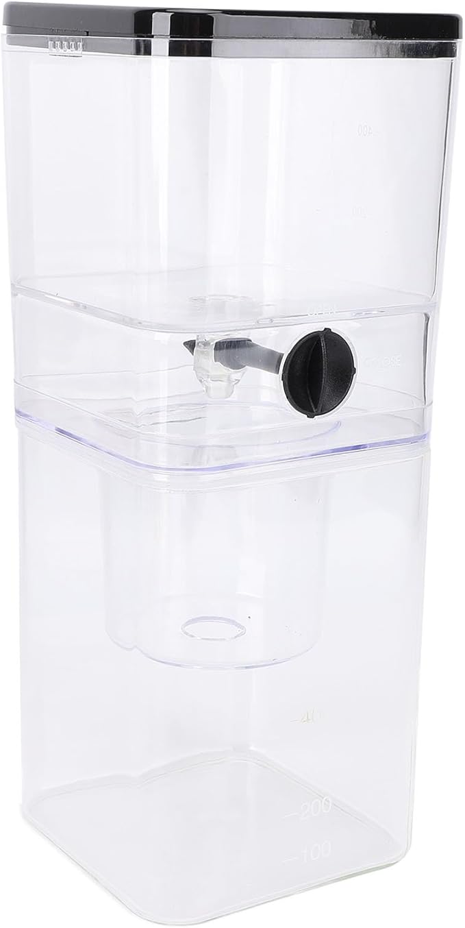Fabater Cold Brew Coffee Maker 400ml Portable Ice Drip Coffee Brewer Iced Machine with Removable Reservoir Filter for Home Office Travel