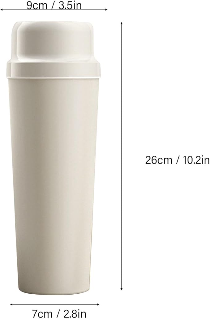Fdit Portable Blender 60W High Speed 650ml Stainless Steel Juicer Cup with 20 Blades 3000mAh USB Rechargeable Cordless Blender for Travel Gym Office