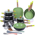 Multi Function Cookware Set Aluminum Alloy Non Stick Wok Kitchen