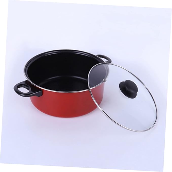 Zerodeko 3Pcs Non Stick Cooking Pan Set Versatile Kitchen Utensils for Daily Use Includes Frying Pan Soup Pot and Milk Pan Cooking Accessories for Home Chefs
