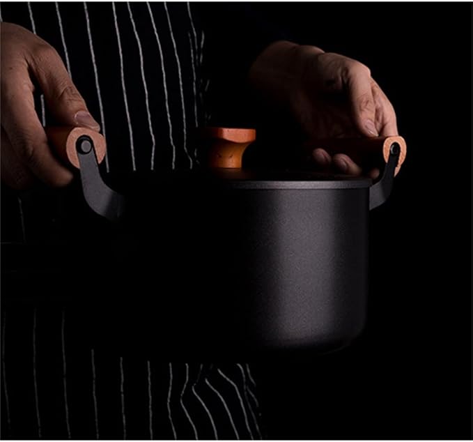Cookware Set 7 Piece Cast Iron Pot Household Uncoated Pan Non-Stick Induction Set Suitable For Kitchenware Feature:
