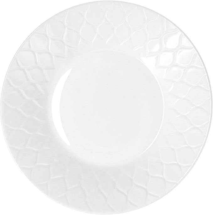 Luminarc Amario 12-Piece Opal Glass Dinnerware Set White