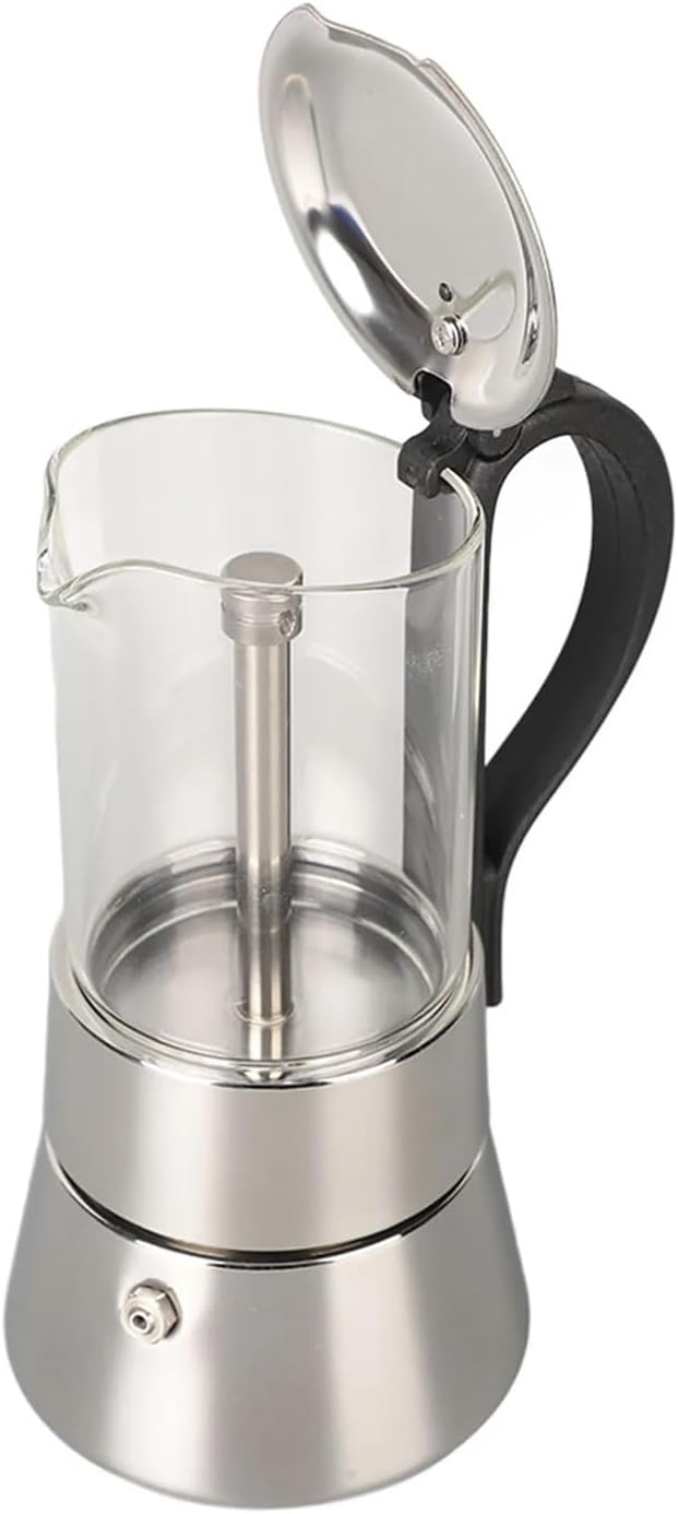 Stainless Steel Italian Coffee Maker For 4 Cups Machine