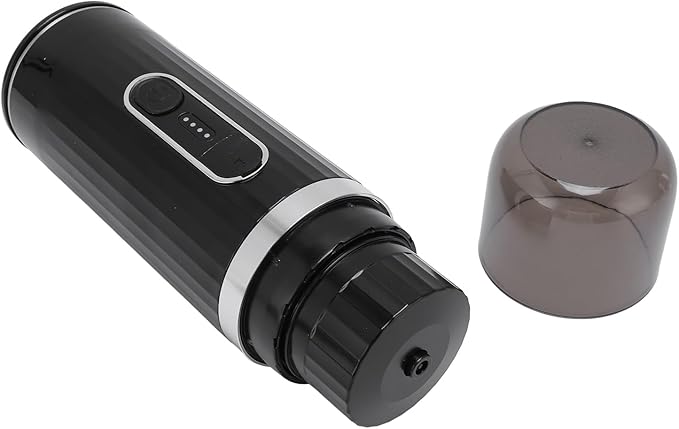 Jiawu Portable Coffee Machine 20 Bar Pressure 80ml Water Tank Rechargeable Electric Coffee Maker Travel Maker with Capsule and Ground Compatibility for Camping Hiking