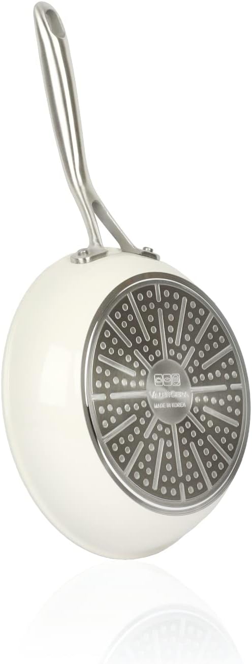 TeChef Collection 8 Ceramic Nonstick Frying Pan Skillet Nontoxic - Free of PFAS PFOA PTFE Made in Korea (8-in)