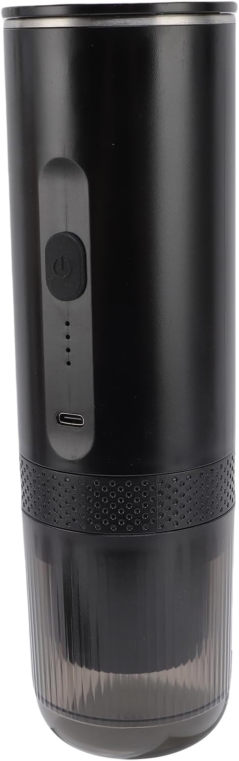Alomejor Portable Coffee Maker Machine with Italian Pump Technology Fast Heating 4 Minutes Cordless Design for Camping Travel Car Use Efficient Brewing System for 7500mAh