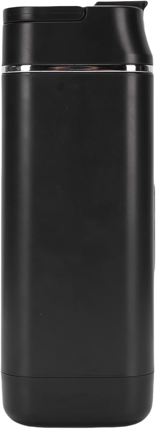 Focket Electric Juicer Cup USB Charging Portable Blender with Digital Display for Home Office Outdoor Use (Black)