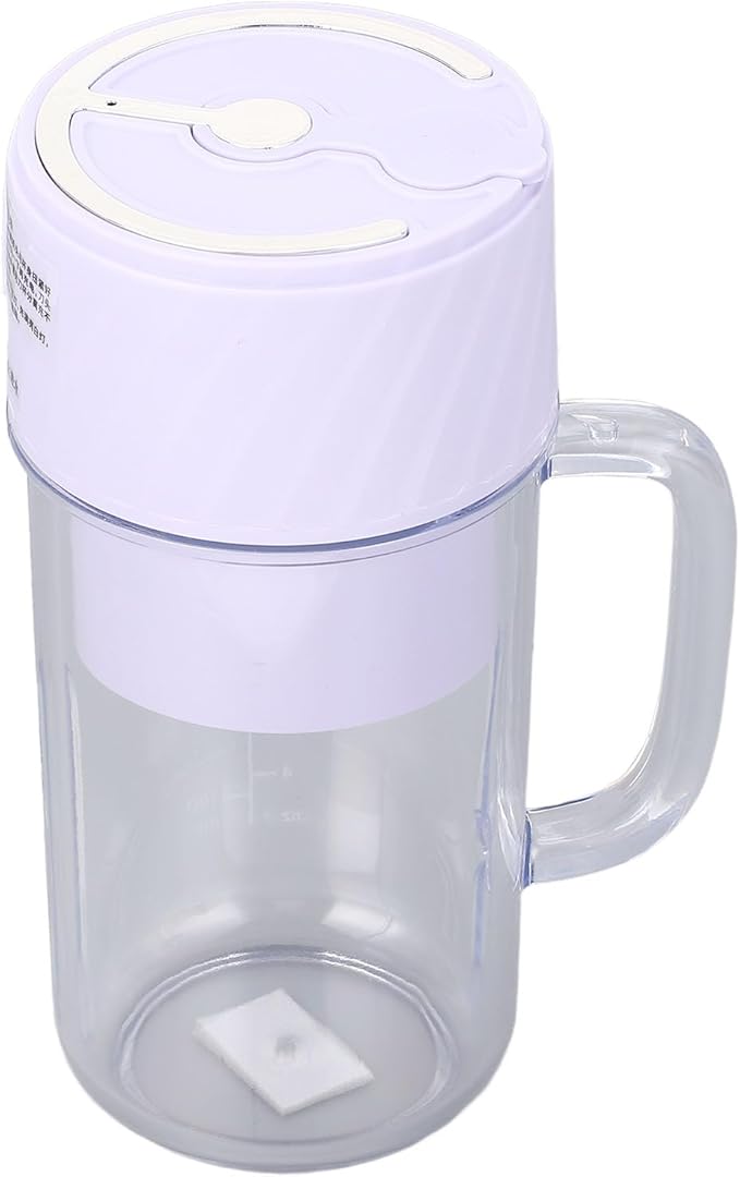 Ymiko Compact Rechargeable Blender with 10 Vane/Wing System for Smoothies Sauces and Protein Shakes Portable USB Juicing Cup for On the Go Use (Purple)