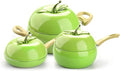 Cookware set Fruit Frying pan milk pot Cooking Pot enamel Soup pot Saucepan Induction Cooker Aluminum kitchen hotpot Casserole(E)