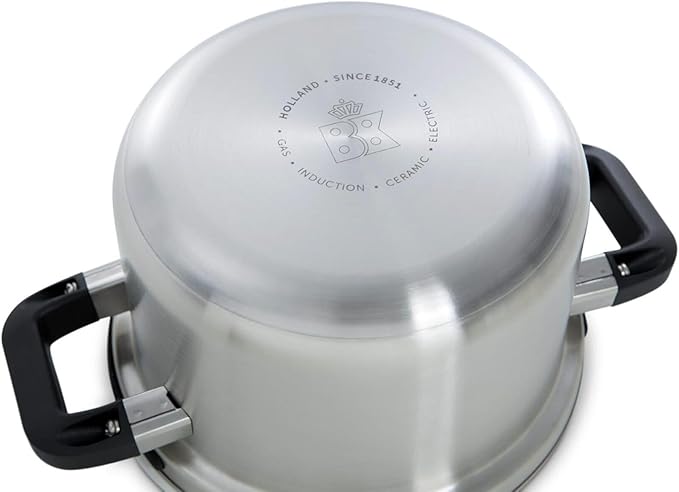 BK Cookware BV 123 Cooking Pot Set 4 Pieces Flow Cool