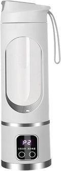 Portable Blender Personal Blender - Portable Blender For Shakes And Smoothies With Lid - Rechargeable Digital Display Small Travel Blender - 15oz Portable Personal Blender For Home Travel Sports