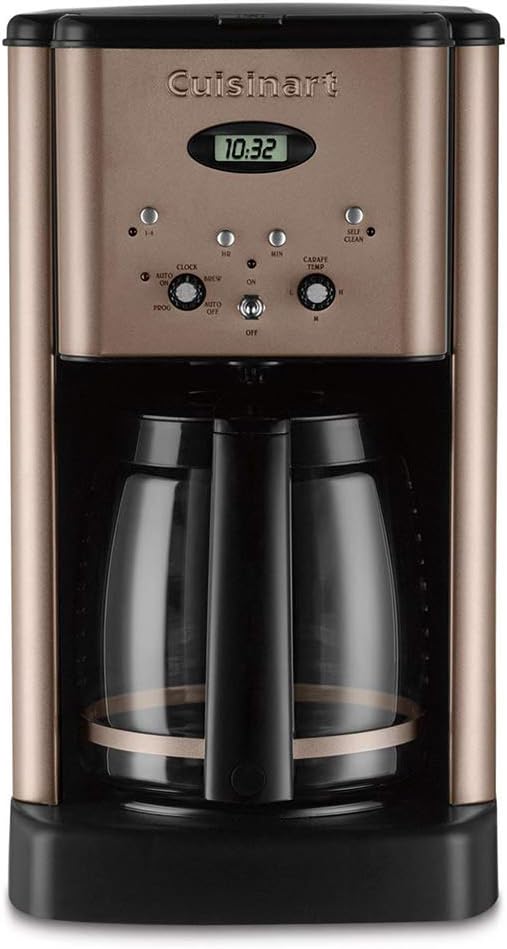 Cuisinart DCC-1200 Brew Central 12 Cup Programmable Coffeemaker Umber