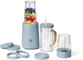 Personal Blender 240W with 12-Piece Set Portable Smoothie Maker with Travel Cups for Protein Shakes Juices and Smoothies (Cornflower Blue)
