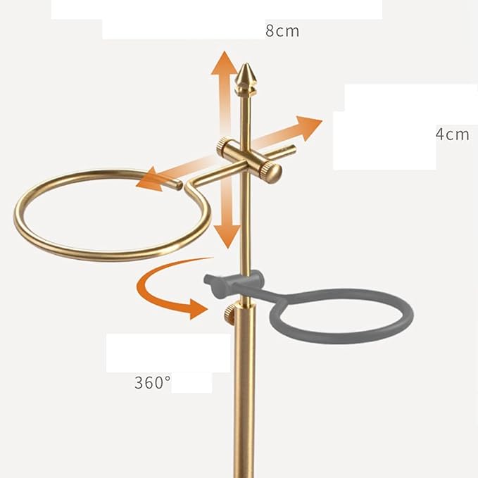 Metal Dripper Stand Coffee Dripper Heat Resistance Drip Coffee Stand Pour Over Coffee Maker Coffee Filter Holder for Bar Home