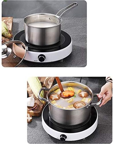 Cook 3pcs/Set Stainless Steel Cookware Set Flat Bottom Frying Pan Soup Pot Milk Pot Kit Induction Cooker Cooking Pan for Home