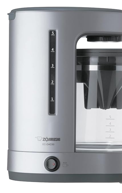Zojirushi EC-DAC50SZ ZUTTO Coffee Maker 5 Cups Silver PFAS-free