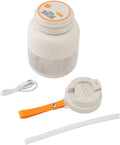 Portable Blenders Handheld Fruit Mixer USB Rechargeable Personal Blender Juicer Cup Leakproof Powerful Blending (White)