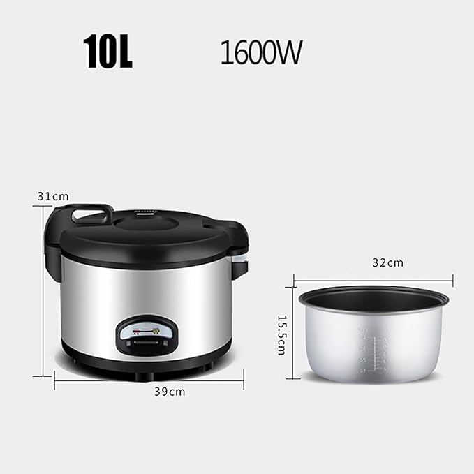 Electric Cooker Rice Cooker Large Capacity 9-40 People Canteen Hotel Commercial Hotel Home Old-Fashioned Large Rice Cooker 10/13/18L