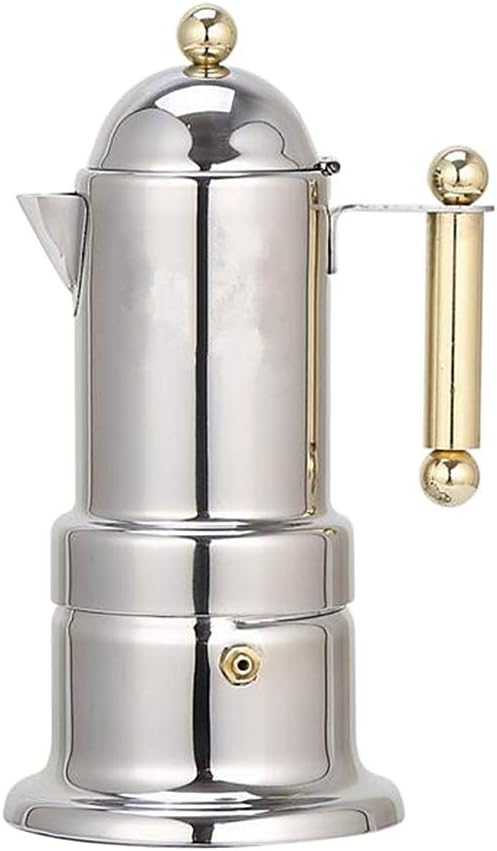 Coffee Press Coffee Maker Stovetop Espresso Maker for Espresso Coffee Stainless Steel Easy to Use And Clean Pots