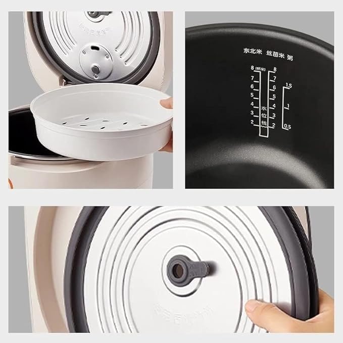 Rice Cooker Rice Cooker 4L Non-Stick Coating Liner Electric Rice Cooking Pot Fully Automatic 24H Appointment Rice Pot