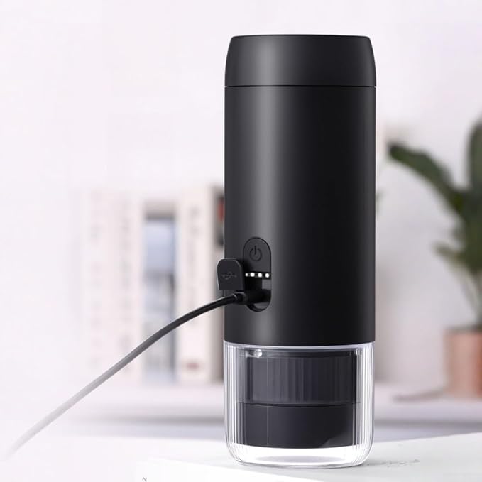 Portable Electric Espresso Machine 20 Bars Fast Heating Coffee Machine For Home/Travel/Office/Camping Car for MINI Coffee Maker Self-Heating With USB Rechargeable